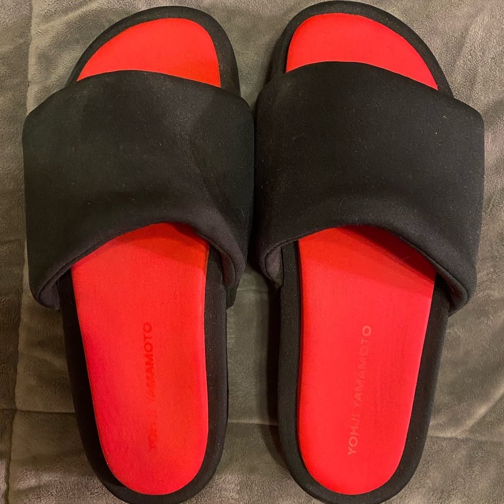 Adidas Y-3 Yohji Yamamoto Comfylette Puff Slide Black size 9